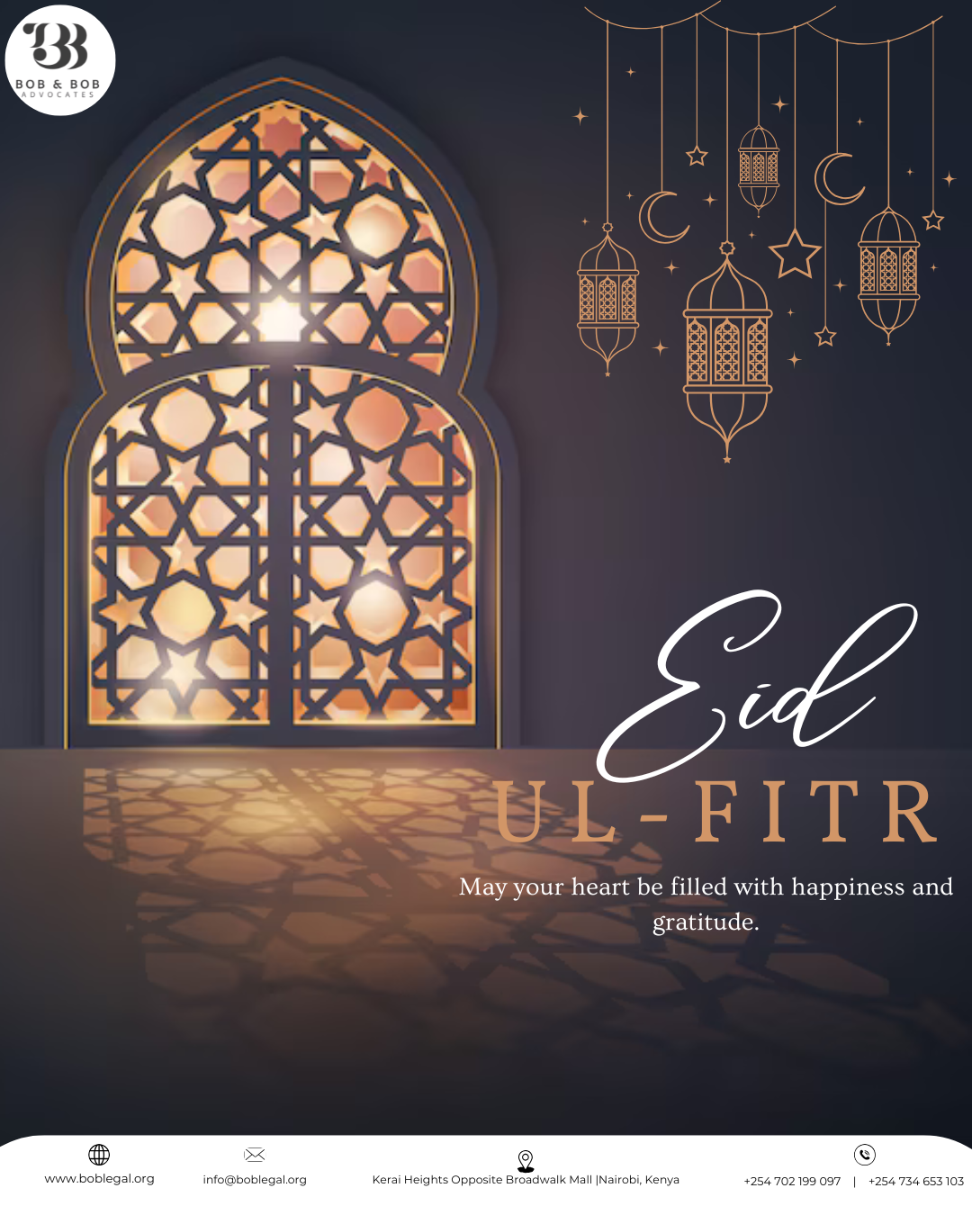 Eid Mubarak by Bob & Bob Advocates